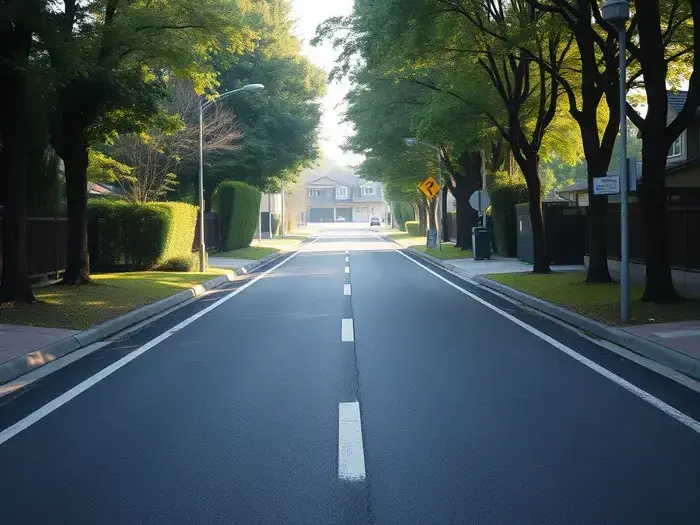 住宅地私道の再舗装